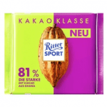 Ritter Sport Dark Chocolate 81% Cocoa 100g - image-0